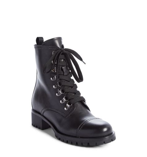 prada womans boots|prada combat boots women's.